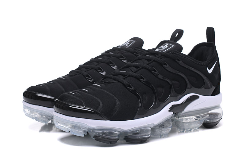 2018 Nike Air Max TN Plus Black White Shoes - Click Image to Close